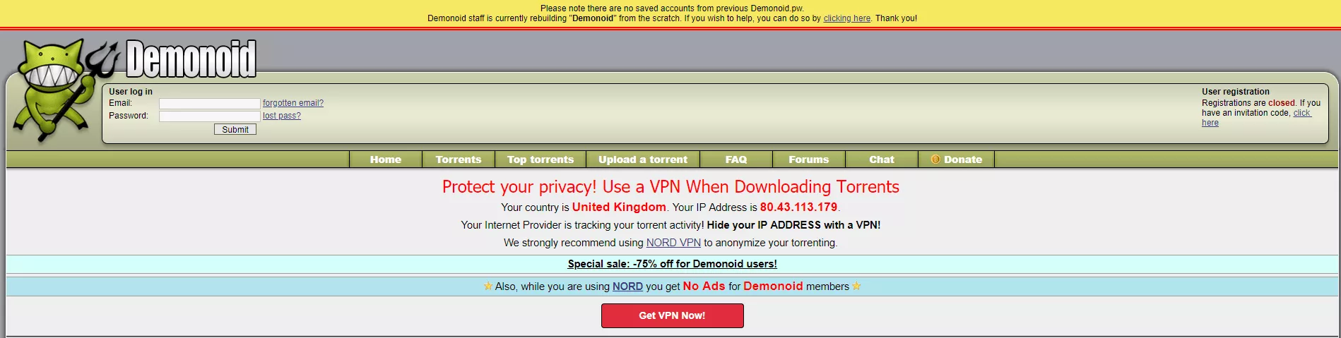 Demonoid Torrent